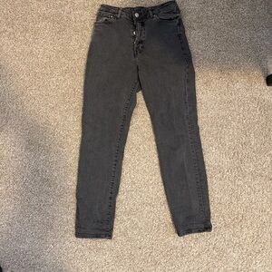 Women's Black Mom Jeans